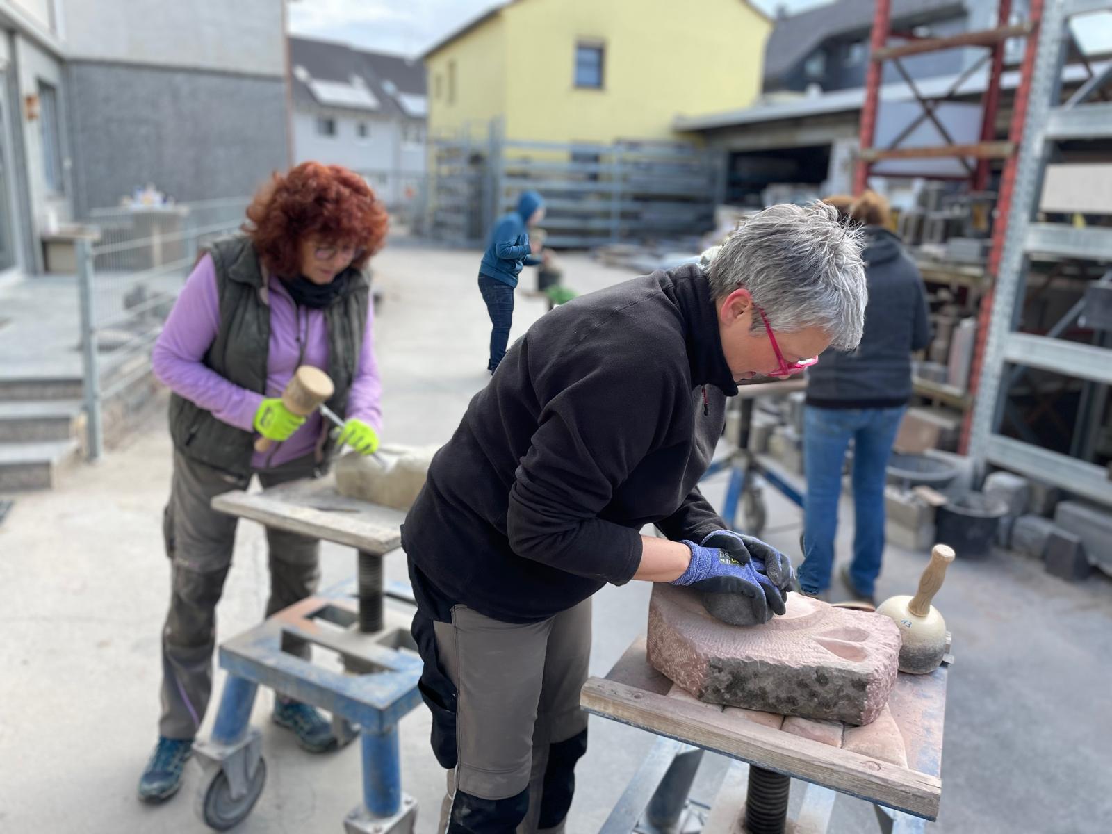 Impressionen unserer Bildhauerworkshops